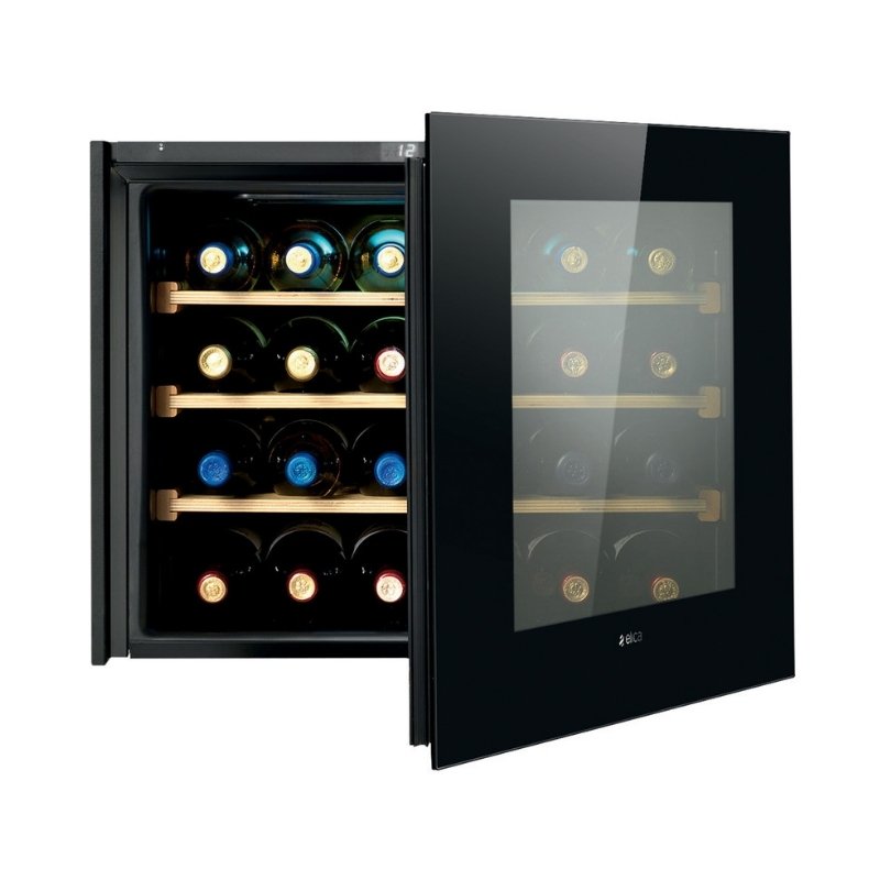 Elica Veritas BI24 Black Wine Cabinet