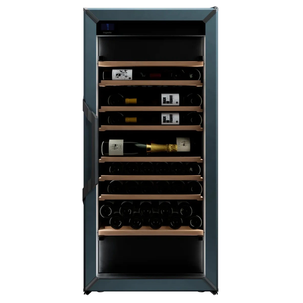 Goguette GMSM3TGDBLSUK01 Blue Wine Fridge