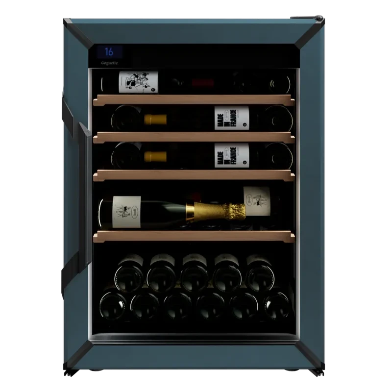 Goguette GMSS1TGDBLSUK01 Blue Wine Cabinet