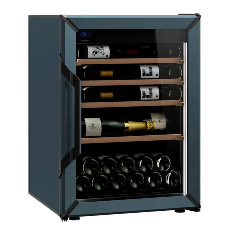 Goguette GMSS1TGDBLSUK01 Blue Wine Cabinet