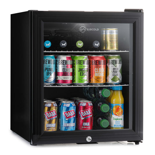 Subcold Super50 46-litre beer fridge in black
