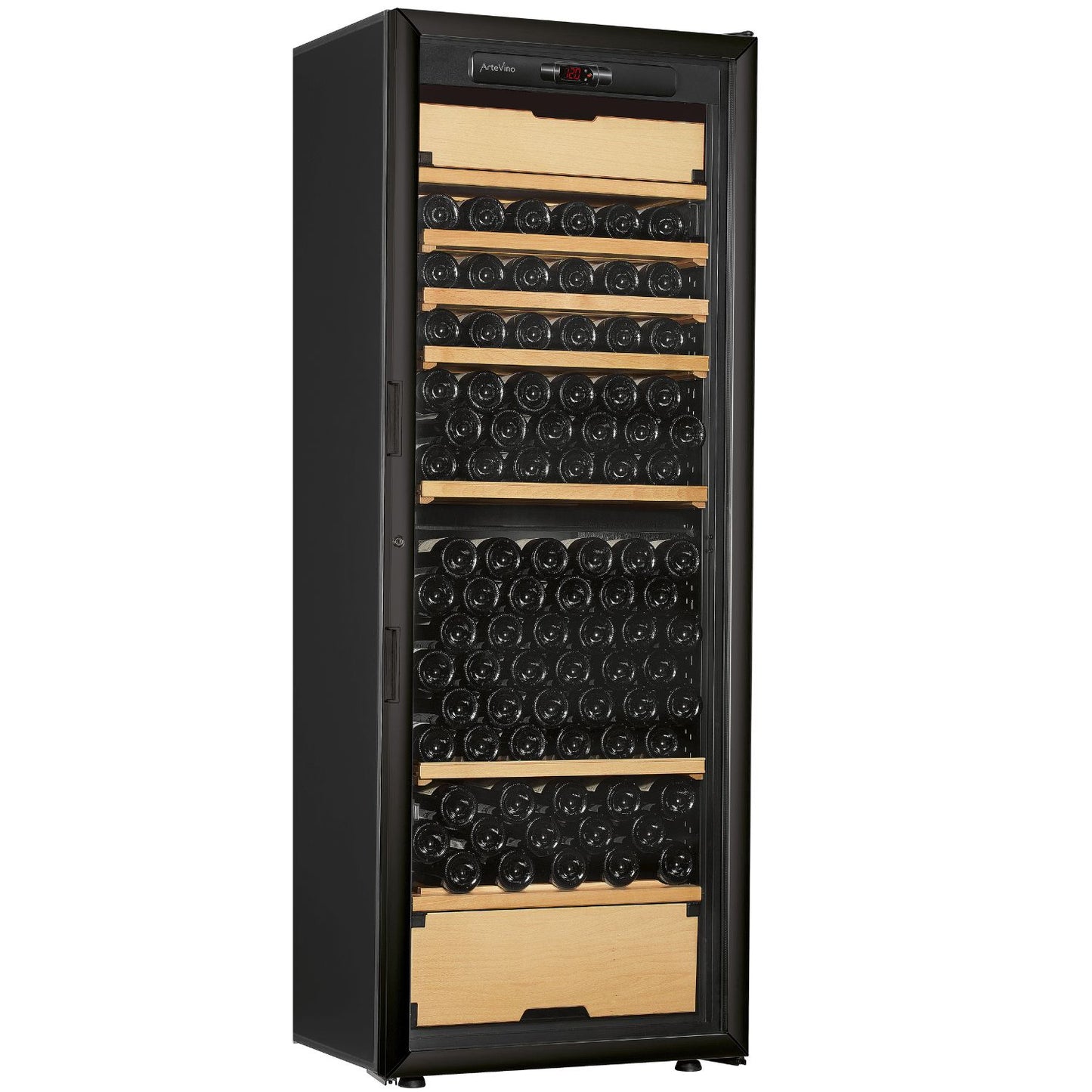ArteVino OXG3T199NVND Black Wine Cabinet