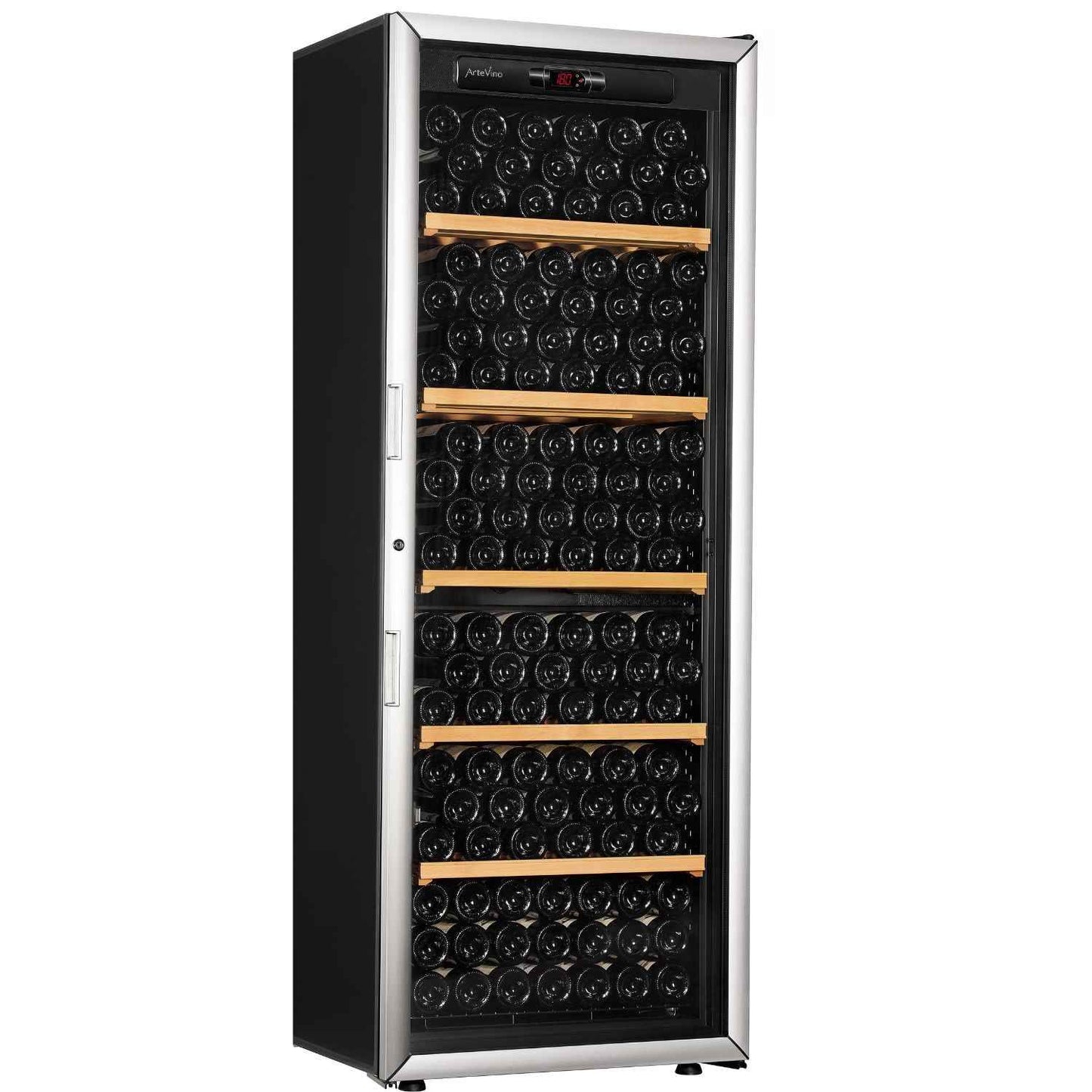 ArteVino OXGMT225NVSD Silver Wine Cabinet