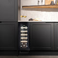 Caple WI3155BG Black Glass Wine Cooler