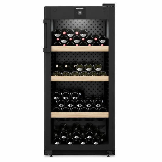 Liebherr WPbl 4201 GrandCru Wine Fridge | 142 Bottle | Single Zone | Black