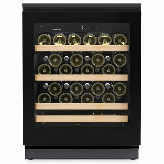 Liebherr UWgb 3631 Vinidor Wine Fridge | 44 Bottle | Single Zone | Black