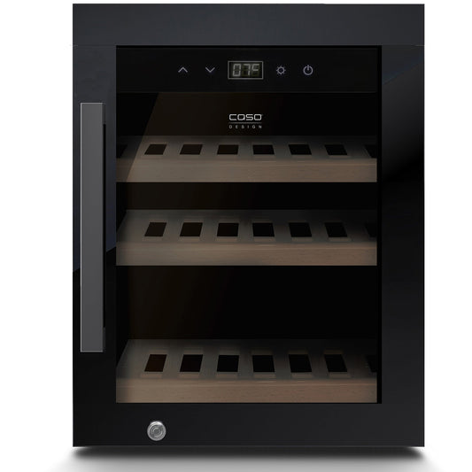 CASO Design WineExclusive 12 Black Wine Cooler