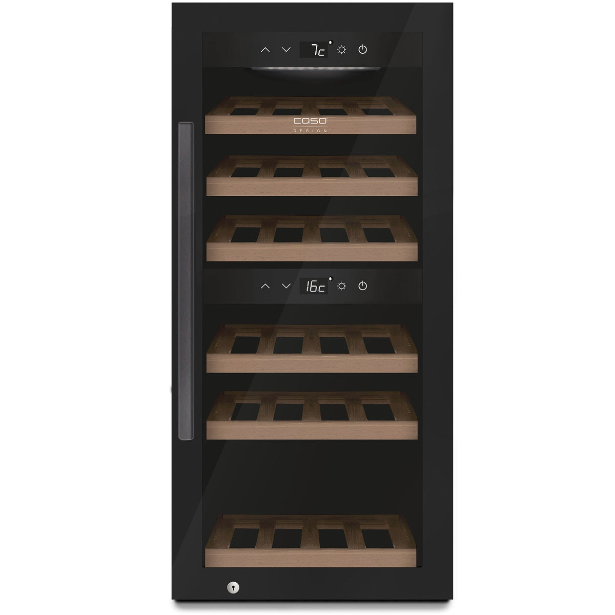 CASO Design WineExclusive 24 Smart Black Wine Cooler