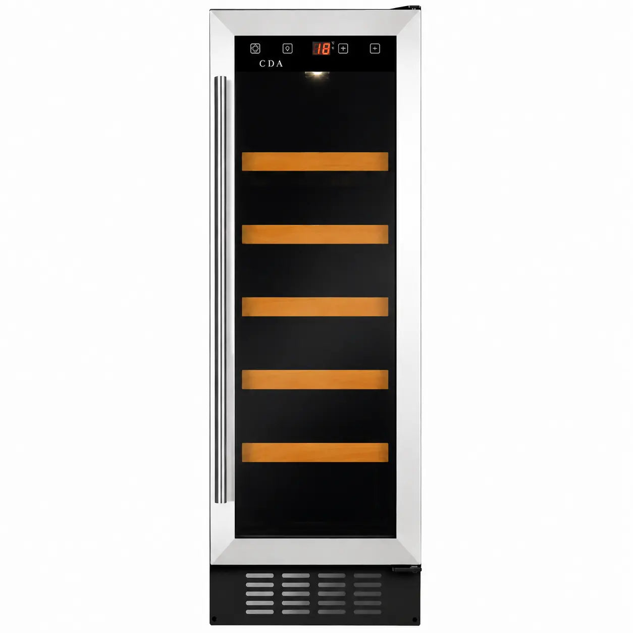 CDA FWC£04SS Wine Fridge - Front View