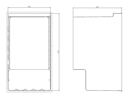Combisteel 7525.0025 Wine Fridge Dimensions