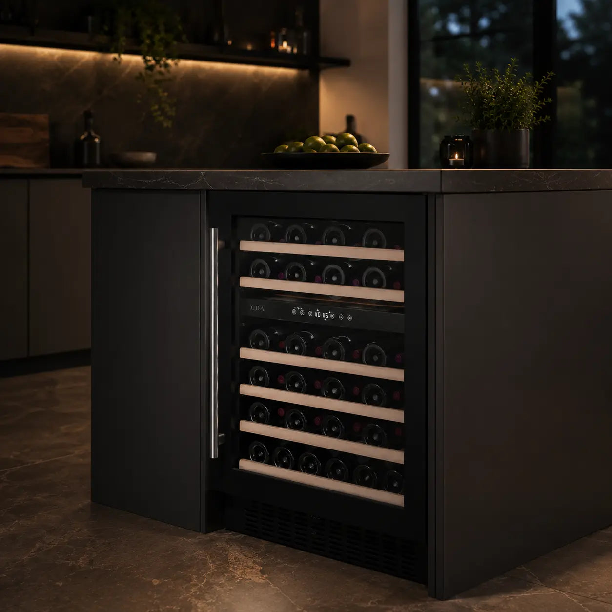 CDA CFWC604BL Wine Fridge