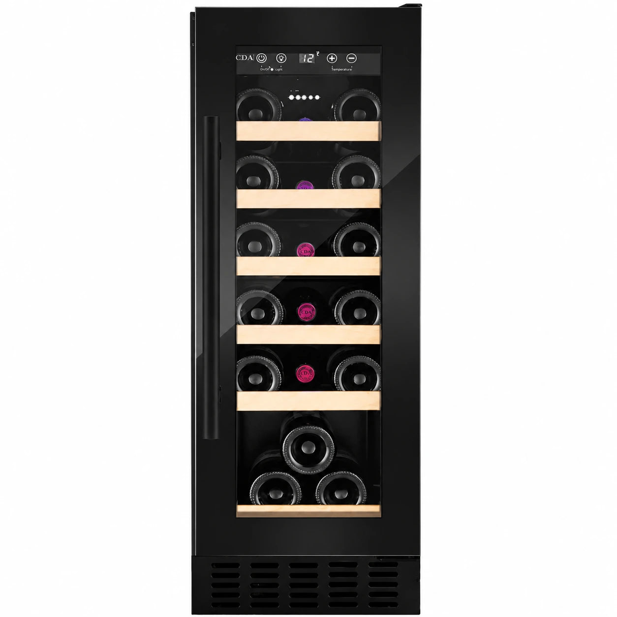CDA FWC304BL Wine Cooler in all black