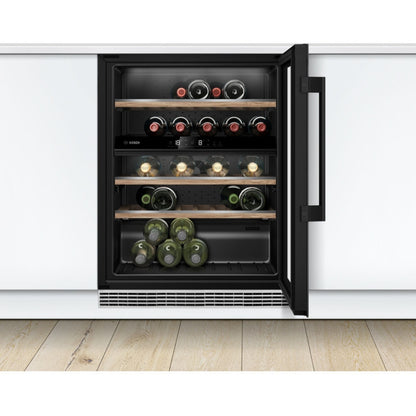 Bosch KUW21AHG0G Black Wine Cooler