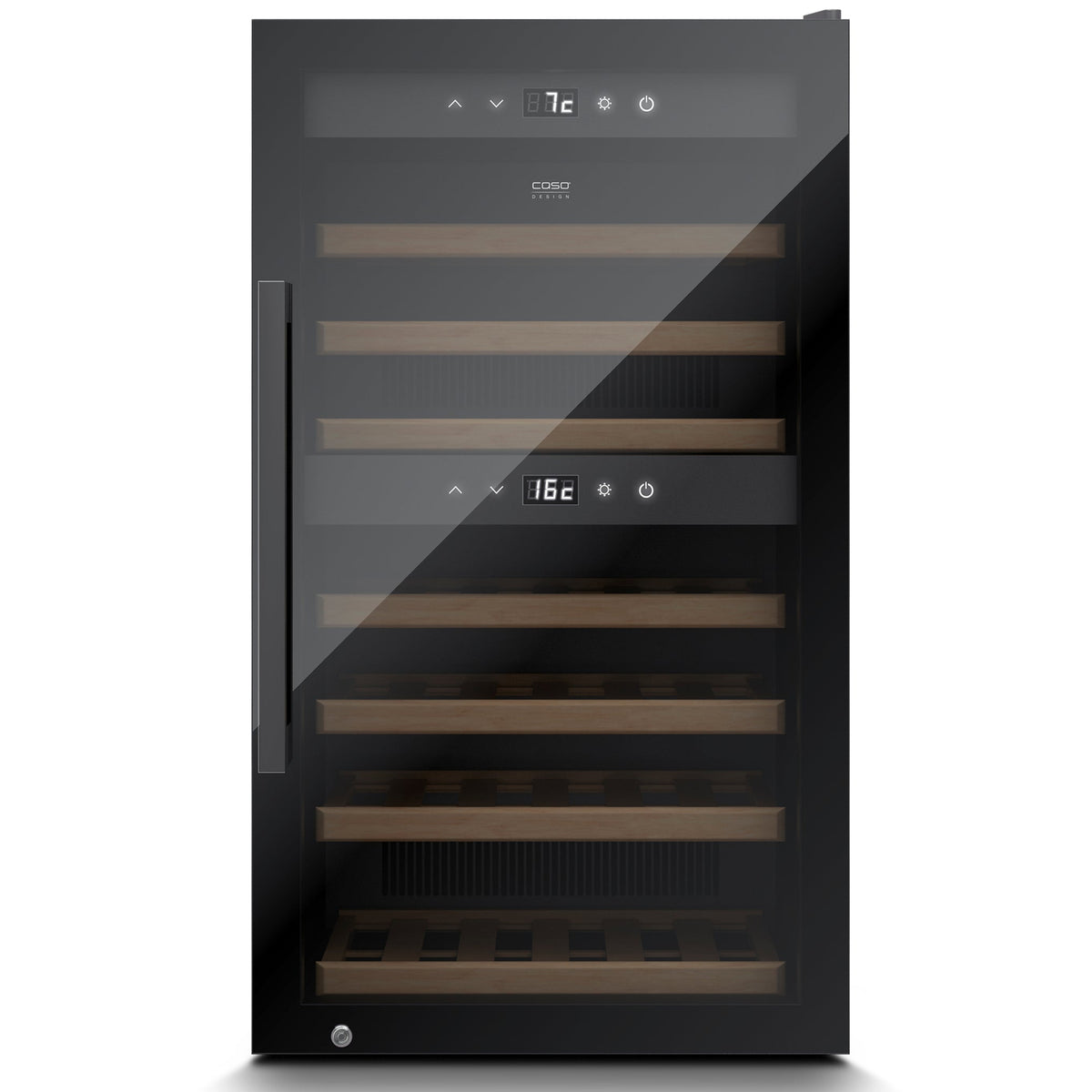 CASO Design WineExclusive 66 Smart Black Wine Cooler