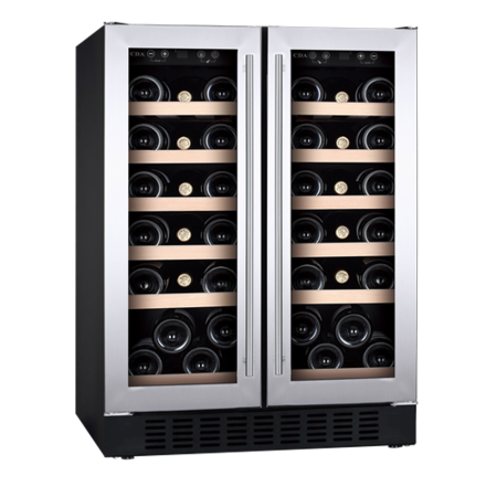 CDA CFWC624SS 60cm Freestanding Wine Fridge Dual Zone 38 Bottle