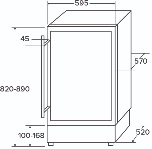 Specs for CDA 604BL