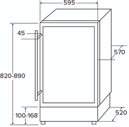 Specs for CDA 604BL