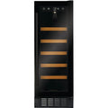 CDA FWC304BL 30cm Built-In Wine Fridge Single Zone 20 Bottle Black