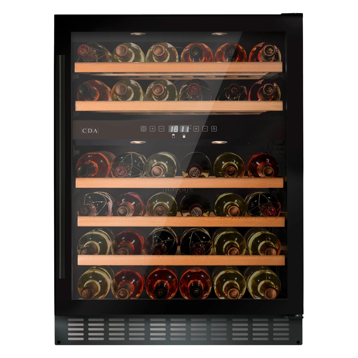 CDA FWC604BL Black Wine Cooler