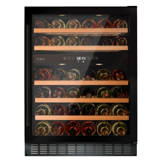 CDA FWC604BL Black Wine Cooler