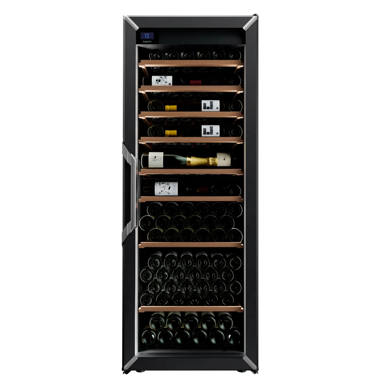Goguette GMSL1TGDBKSUK01 Black Wine Cabinet