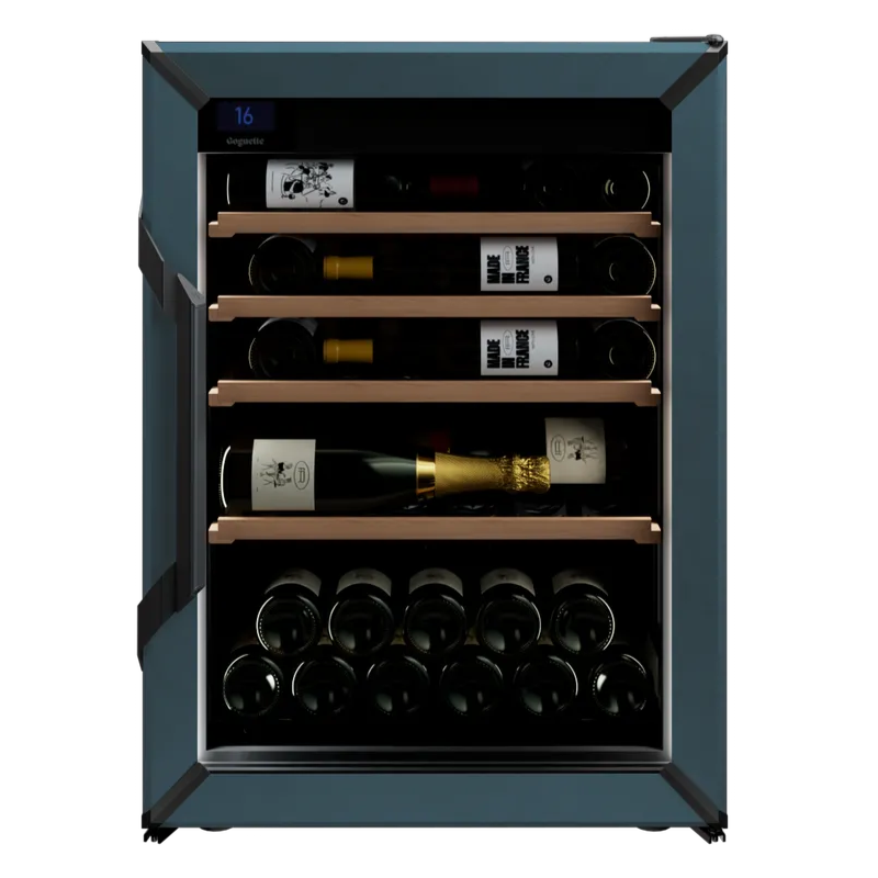 Goguette GMSS1TGDBLSUK01 Blue Wine Cabinet
