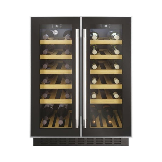 Hoover H500 HWCB 60D Black/Stainless Steel Wine Cooler