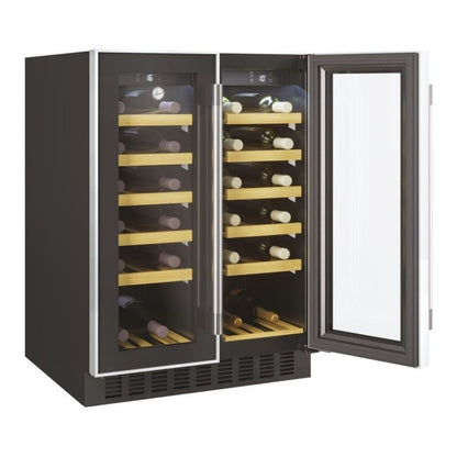 Hoover H500 HWCB 60D Black/Stainless Steel Wine Cooler