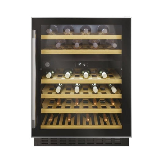 Hoover H500 HWCB 60 Black/Stainless Steel Wine Cooler