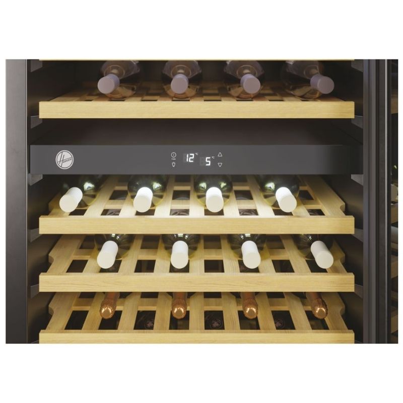 Hoover H500 HWCB 60 Black/Stainless Steel Wine Cooler