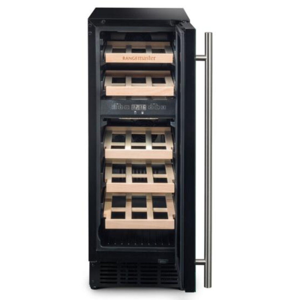 Rangemaster RWC3018BL Black Wine Cabinet