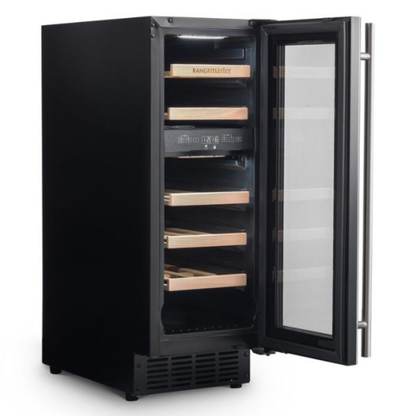 Rangemaster RWC3018BL Black Wine Cabinet