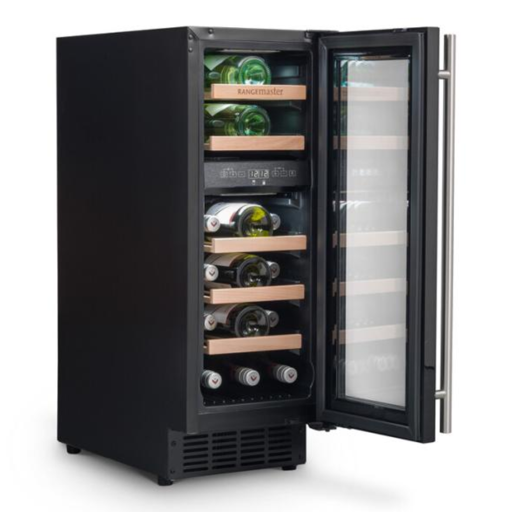 Rangemaster RWC3018BL Black Wine Cabinet