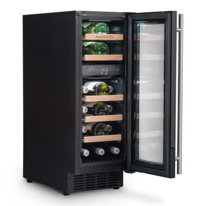 Rangemaster RWC3018BL Black Wine Cabinet