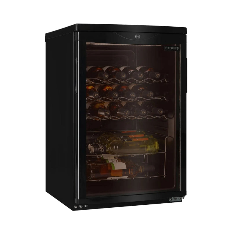 Tefcold SC85 Black Wine Cooler