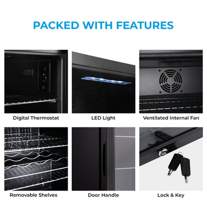 Subcold Super115 LED Beer Fridge | 5 Wine Bottles + 100 Cans  | Single Zone
