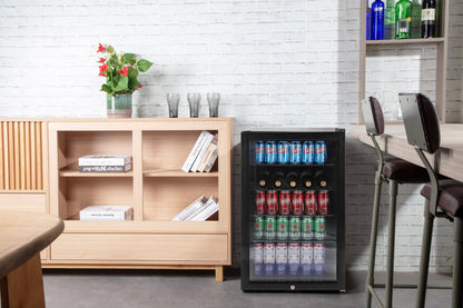Subcold Super115 LED Beer Fridge | 5 Wine Bottles + 100 Cans  | Single Zone