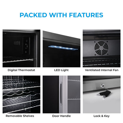 Subcold Super115 LED Beer Fridge | 5 Wine Bottles + 100 Cans  | Single Zone