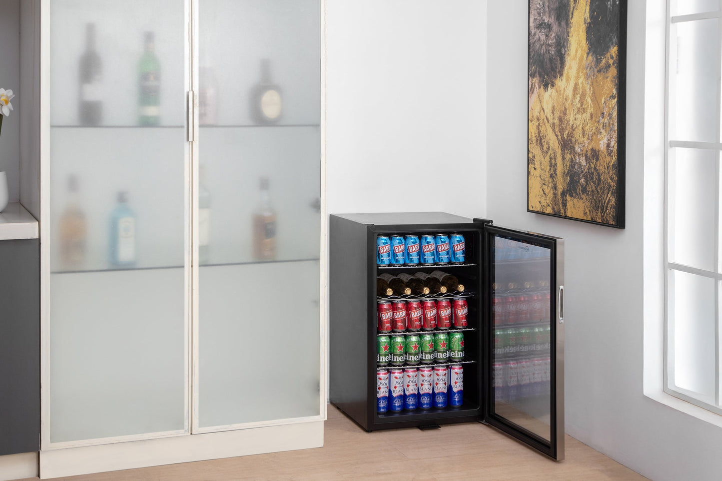 Subcold Super115 LED Beer Fridge | 5 Wine Bottles + 100 Cans  | Single Zone