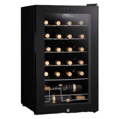 Subcold | Viva24 LED | 24 Bottle | Single Zone | Black | Wine Fridge