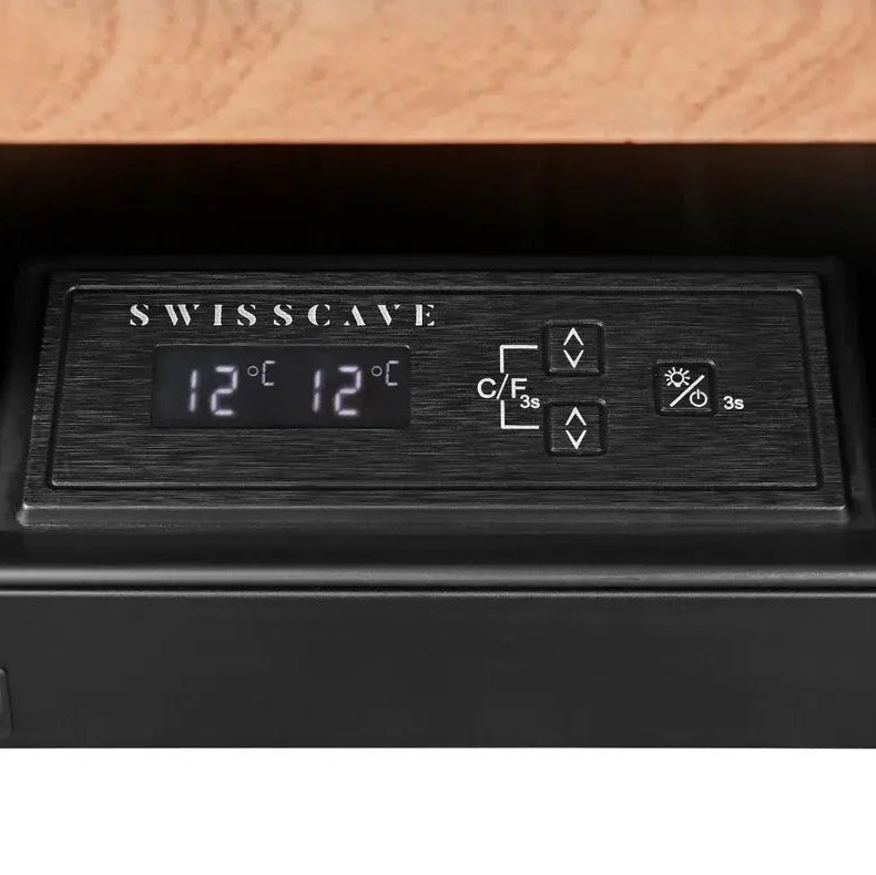 WLI-90DF dual zone wine cooler