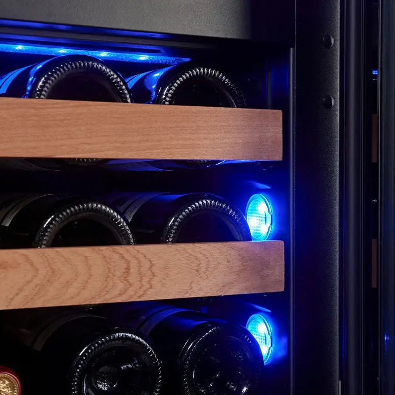 WLI-90DF dual zone wine cooler