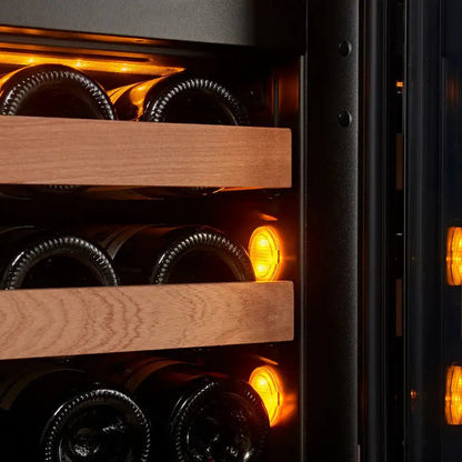 WLI-90DF dual zone wine cooler
