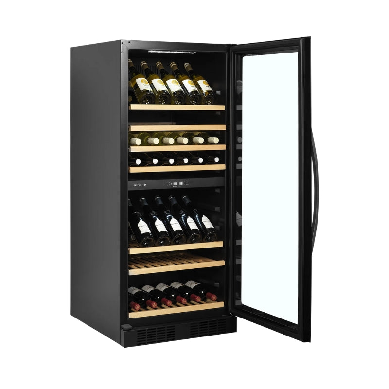 Tefcold TFW300-2F Black Wine Cooler