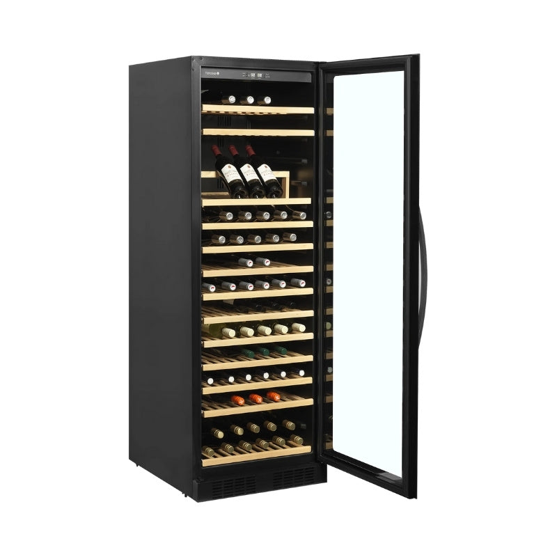 Tefcold TFW400-F Black Wine Cooler