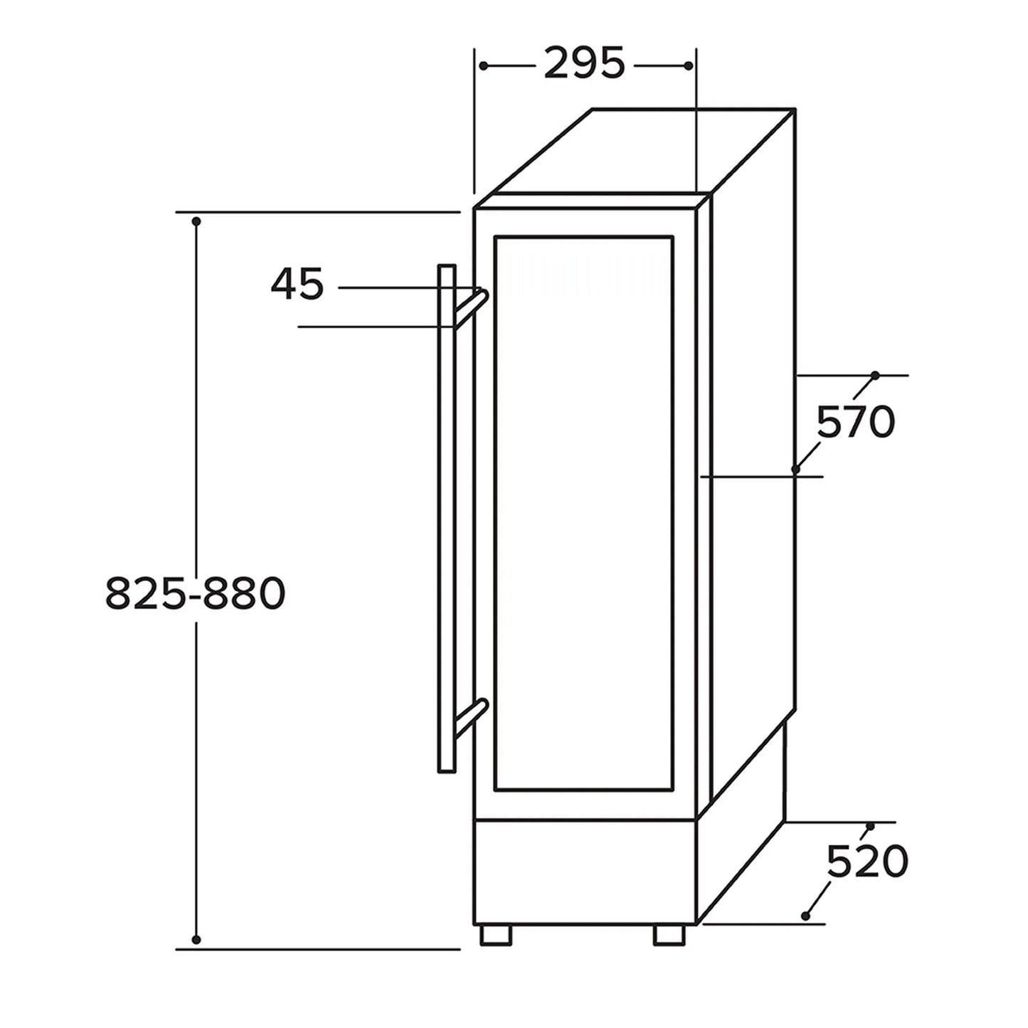 CDA FWC304SS Stainless Steel Wine Cooler