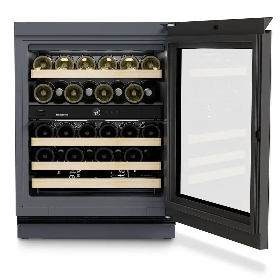 Liebherr UWgb 3632 Vinidor Wine Fridge | 32 Bottle | Dual Zone | Black