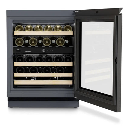 Liebherr UWgb 3632 Vinidor Wine Fridge | 32 Bottle | Dual Zone | Black
