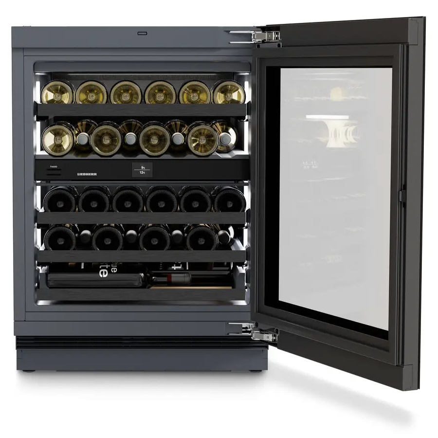 Liebherr UWgbi 3682 Vinidor Selection Wine Fridge | 32 Bottle | Dual Zone | Black
