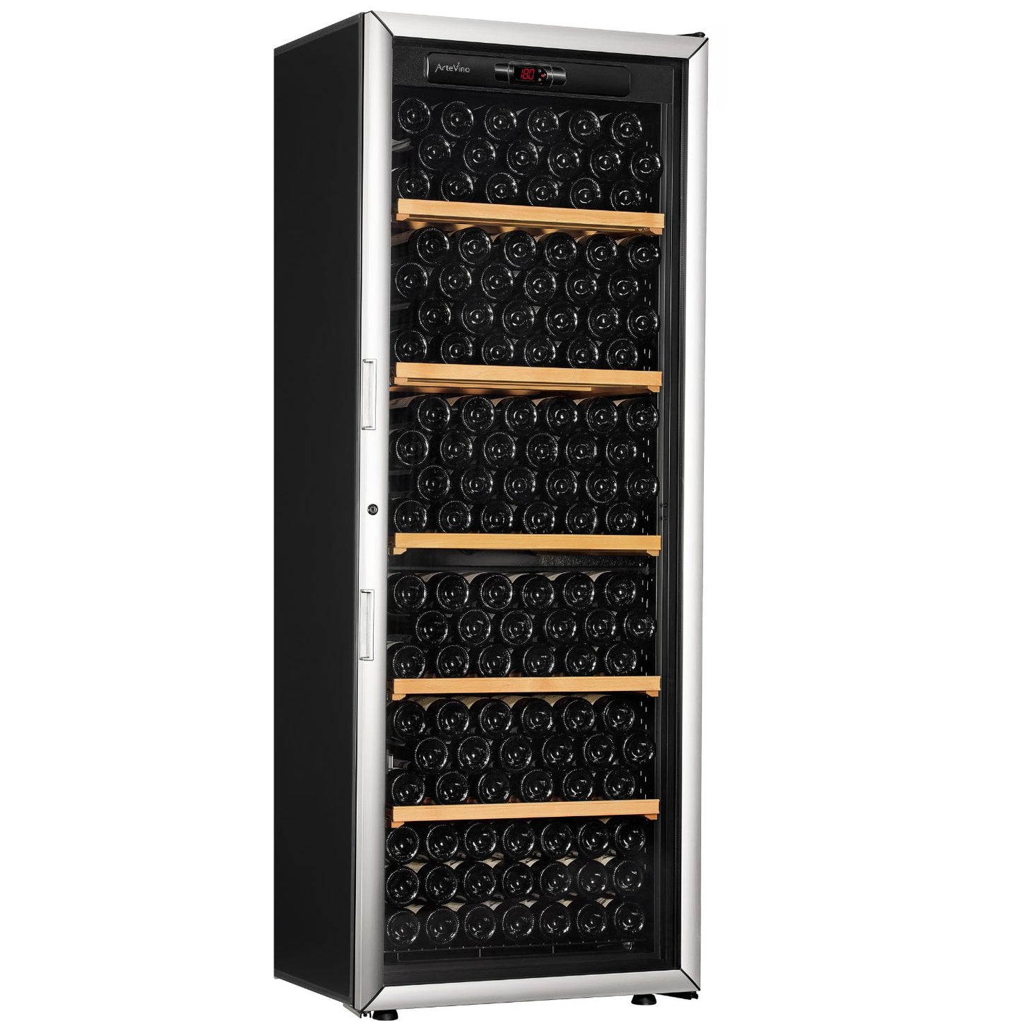 ArteVino OXGMT225NVSD Silver Wine Cabinet